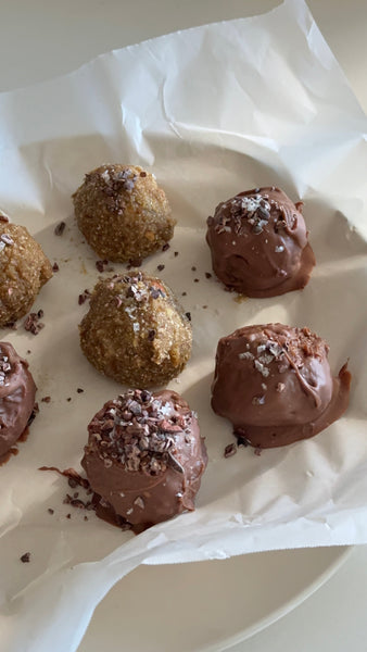 Banana Bliss Balls with Fertile You Elixir (No-Bake & Hormone-Loving Snack)